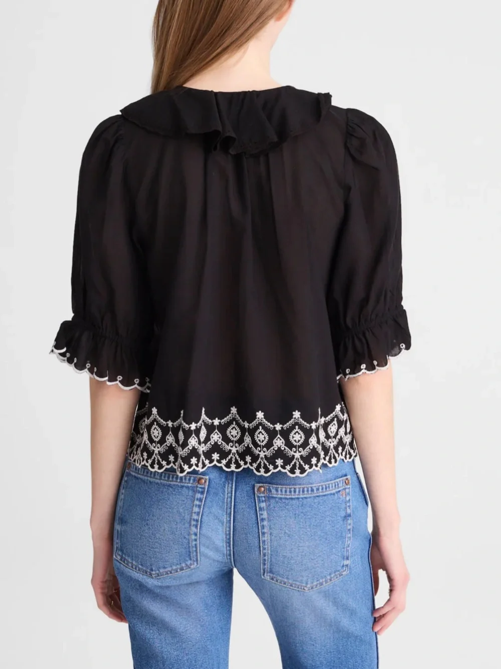 NWOT Madewell The Blaire Top, size XS Jet Black